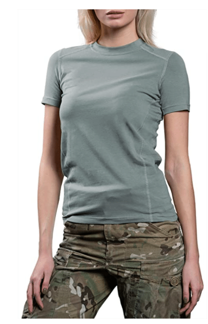 281Z Womens Military Stretch Cotton Underwear T-Shirt