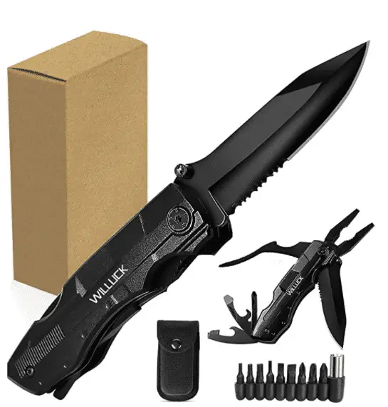 Multifunction folding pocket knife