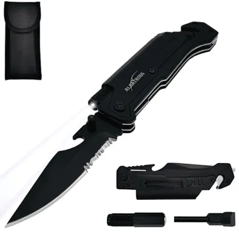 ALBATROSS 6-in-1 Survival Tactical Military Folding Pocket