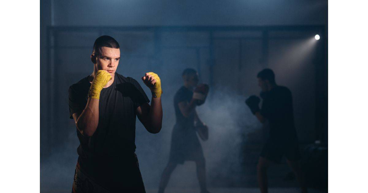 A man doing MMA