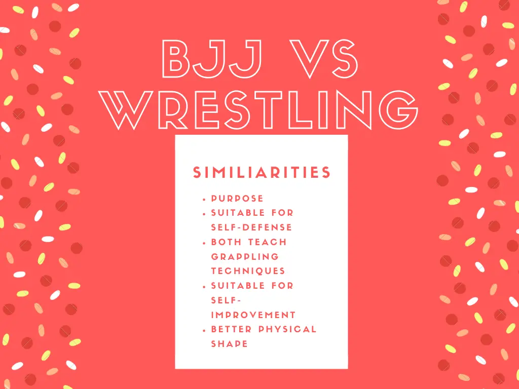 The similarities between BJJ and wrestling