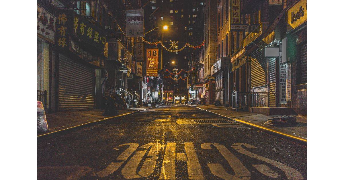 Street at nighttime