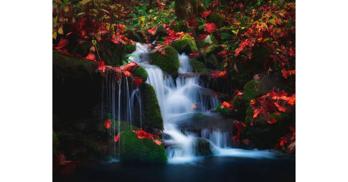 Mountain with river