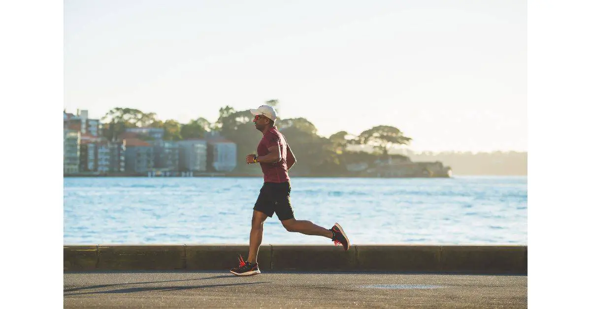 A guy running