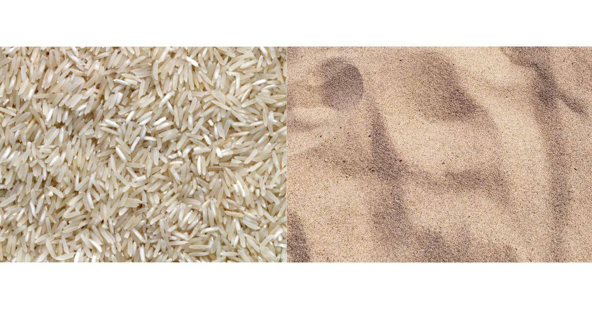 sand vs. rice