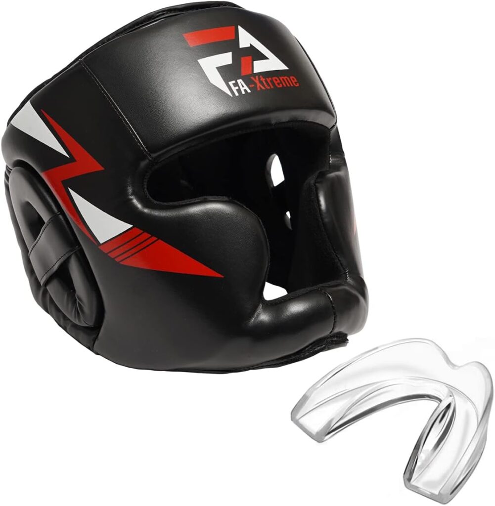 FA-Xtreme Muay Thai Headgear with Mouthguard